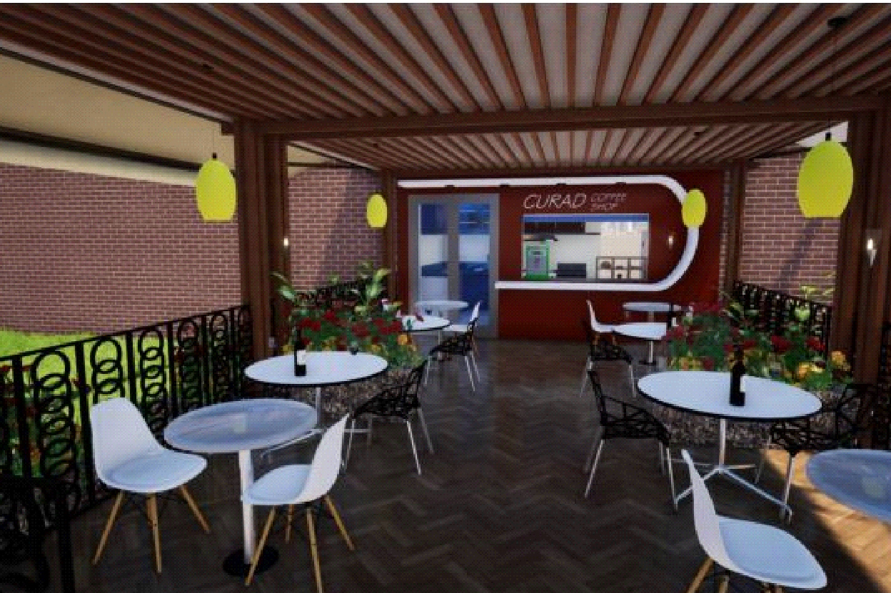 Interior design for a Coffee Bar